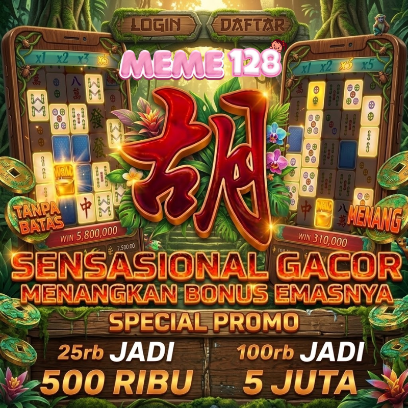 MEME128 ✈️ Rasakan Sensasi Situs Bandar Slot Gacor Hari Ini